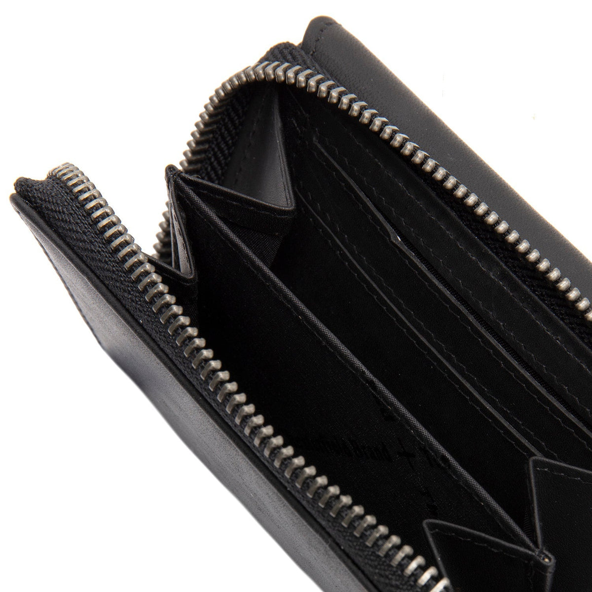 
Classic 100% Full-Grain leather Wallet - عرض خلفي يوضح أحزمة الجلد المقواة والخياطة المتقنة