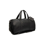 Rivaro جلد طبيعي فل جرين Weekender Bag in Classic 100% Full-Grain Leather - Full Exterior Front Profile View | Buy Online