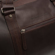 Rivaro جلد طبيعي فل جرين Weekender Bag – alternate product view 3