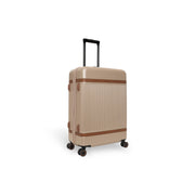 Medium Suitcase Zuna نسائي in Classic 100% Full-Grain Leather - Front Profile View &amp; Tailored Silhouette | Buy Online