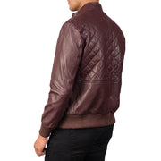 Moda جاكيت بومبر جلد رجالي – alternate product view 6