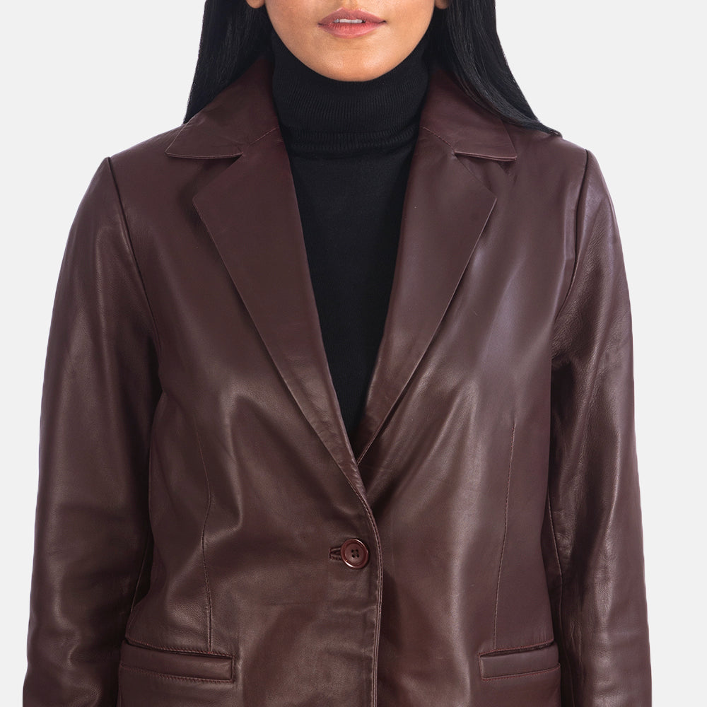 
Norma بليزر جلد رسمي نسائي – alternate product view 6