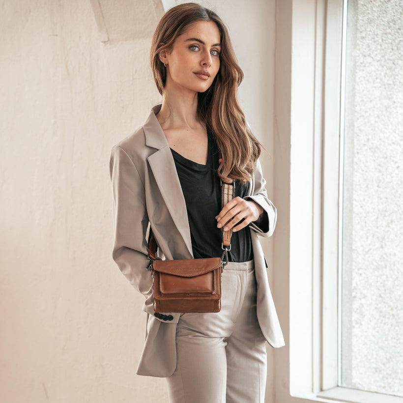Beige Shoulder Strap نسائي