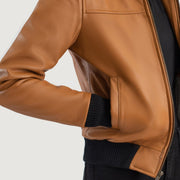 
Rebella Hooded جاكيت بومبر جلد نسائي – alternate product view 6