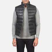 
Reeves أسود Leather فيست صدرية مبطن رجالي - عرض أمامي وقَصّة مفصلة أنيقة | شراء أونلاين عبر المتجر الرسمي