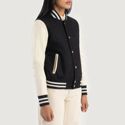 Savant Varsity جاكيت جلد نسائي – alternate product view 2