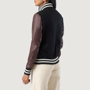 Savant Varsity جاكيت جلد نسائي – alternate product view 5