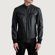 
Sven Mocha Suede Bomber Jacket in Dark Brown Goatskin Suede - عرض أمامي وقَصّة مفصلة أنيقة | شراء أونلاين عبر المتجر الرسمي