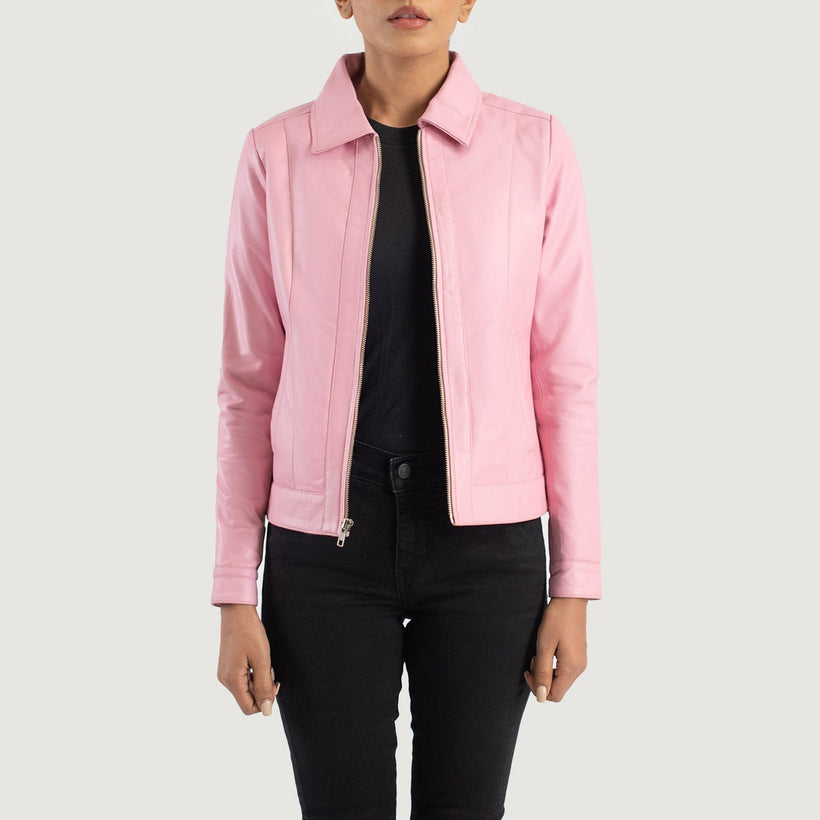 Vixen Classic Collar جاكيت جلد نسائي