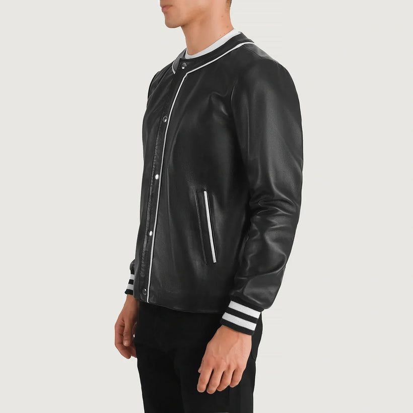 Willis Varsity جاكيت جلد رجالي