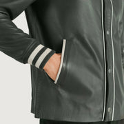 Willis Varsity جاكيت جلد رجالي – alternate product view 6