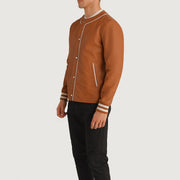 Willis Varsity جاكيت جلد رجالي – alternate product view 2