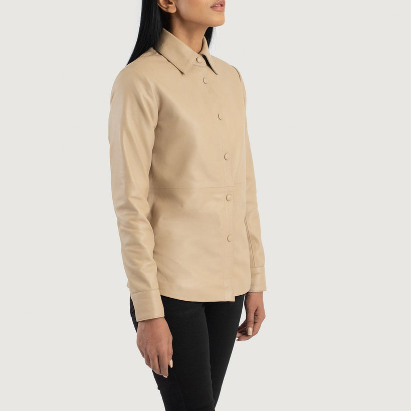 Zenith Shirt جاكيت جلد نسائي