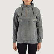Zest Hooded Pullover جاكيت جلد نسائي – alternate product view 1